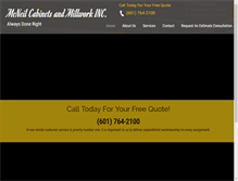 Tablet Screenshot of mcneilcabinets.com